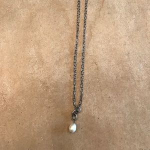 Silpada silver with pearl necklace
